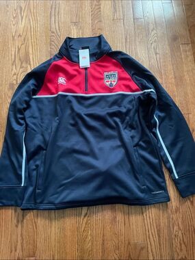 Canterbury Old Glory DC Rugby Football Club 1/4 Zip Pullover Men’s Sz 4XL NWT